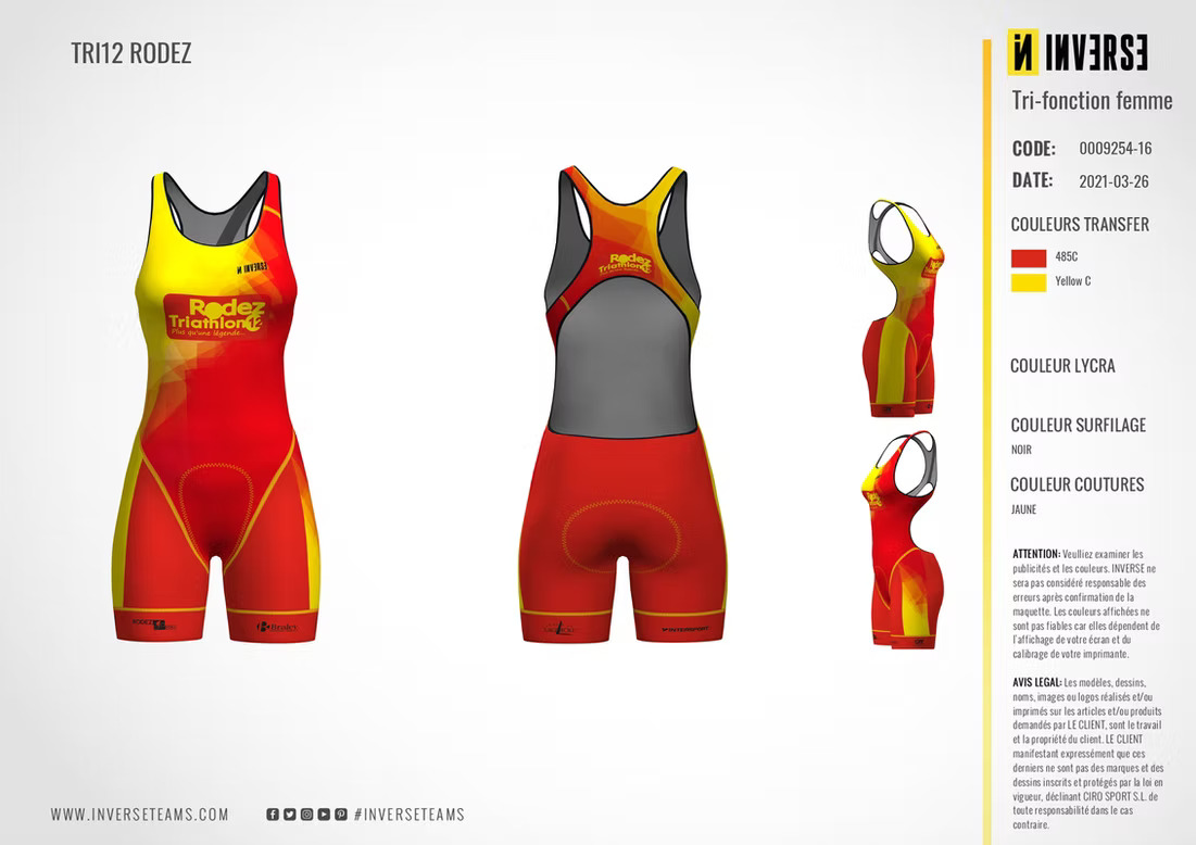 Trifonction femme Rodez Triathlon 12 Trifonction femme Rodez Triathlon 12