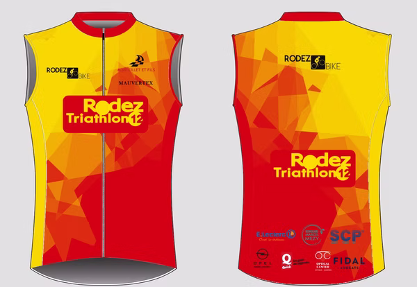 Gilet sans manche Rodez Triathlon 12 Gilet sans manche Rodez Triathlon 12